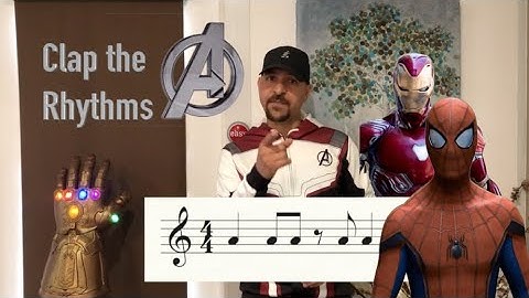 Rhythm Clapping with Mr. Gordon - Avengers Edition! - learn to read music - clap along!!!