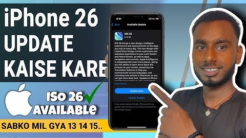iPhone me iOS 26 Update Kaise Kare | iOS 26 Update All iPhone 13,14,15 | Full Step by Step Guide