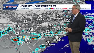 Passing Triad showers possible for the next few days ahead of big North Carolina warm up