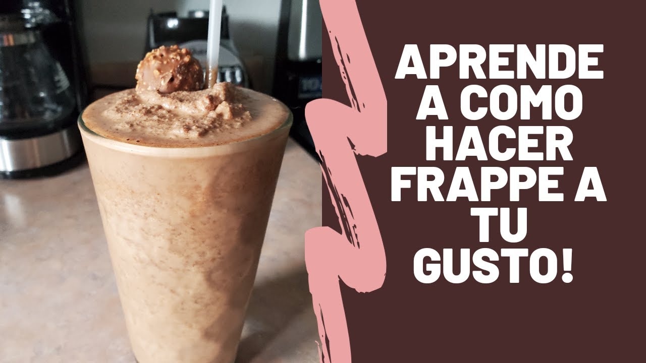Como hacer frappe (batido) de Nutella con Ferrero