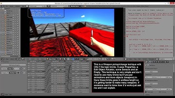 Weapon equip test (Blender)