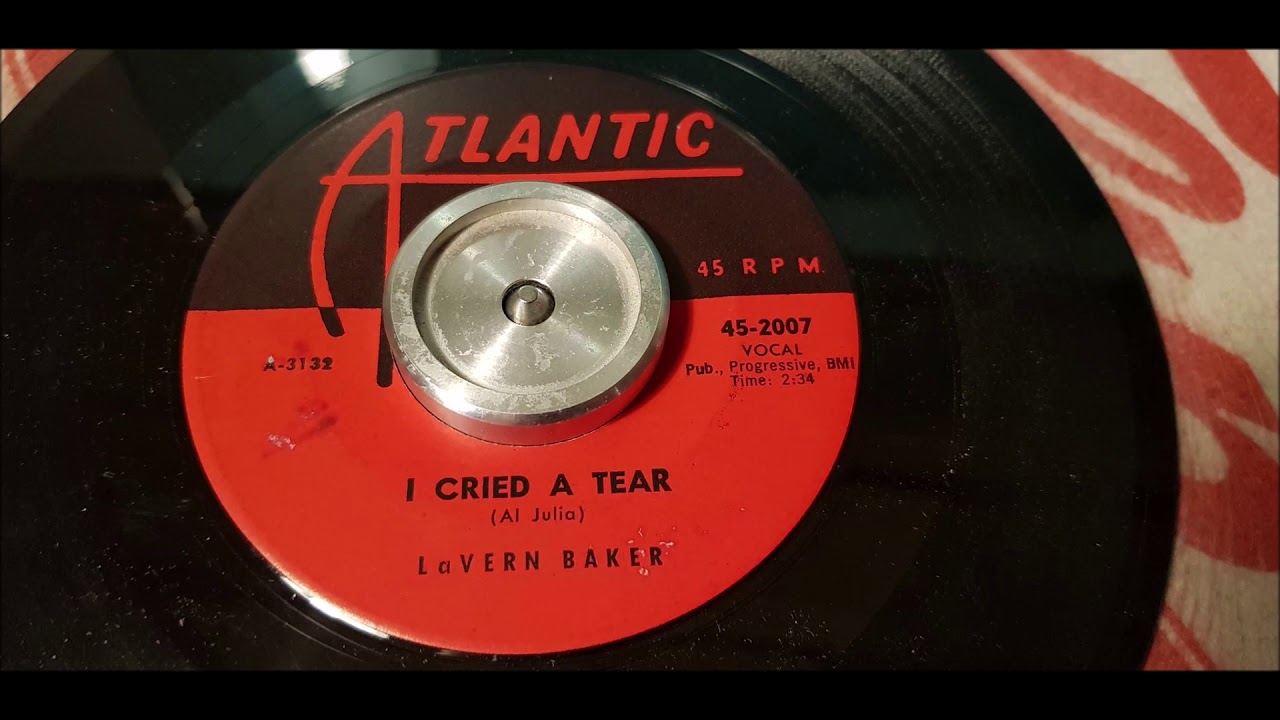 LaVern Baker I Cried A Tear 1958 R&B Atlantic 617 YouTube