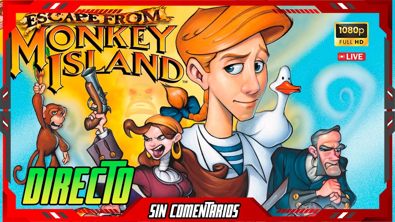 La Fuga de Monkey Island | PS2 | DIRECTO #1 | Español | 1080p 60