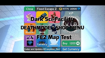 COMPLETING DARK SCI FACILITY WITH SHOP MENU AND DEATHMODE??! | Roblox FE2 Map Test