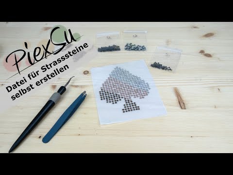 Plotteranleitung - Strasssteine-Schablone ohne Kit erstellen | PiexSu