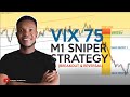 How i trade vix 75 with sniper entry on m1 timeframe  500  1600 pips in 20 minutes price action