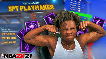 THE BEST 3PT PLAYMAKER ON NBA 2K21! BEST ISO GUARD BUILD!