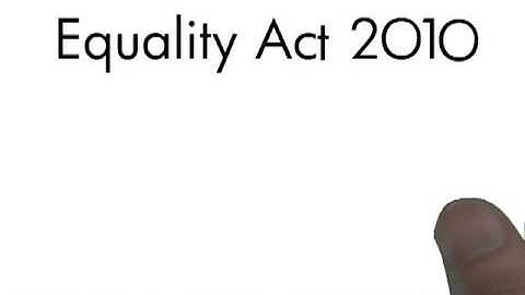 The Equality Act 2010