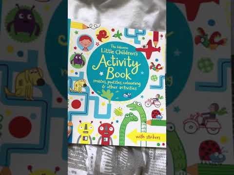 Usborne “little children’s activity book” flip through