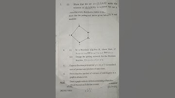 M.sc 2nd sem mathematics paper -3 (Advanced discrete mathematics )