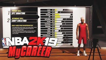 NBA 2K19 MyCAREER PRELUDE - SHOT-CREATING SHARPSHOOTER PG CREATION! | iPodKingCarter
