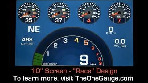 OneGauge LCD Designs - Spring 2020