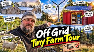 Off-Grid Farm Tour: Tiny House, Solar, Wind and 100 Acres