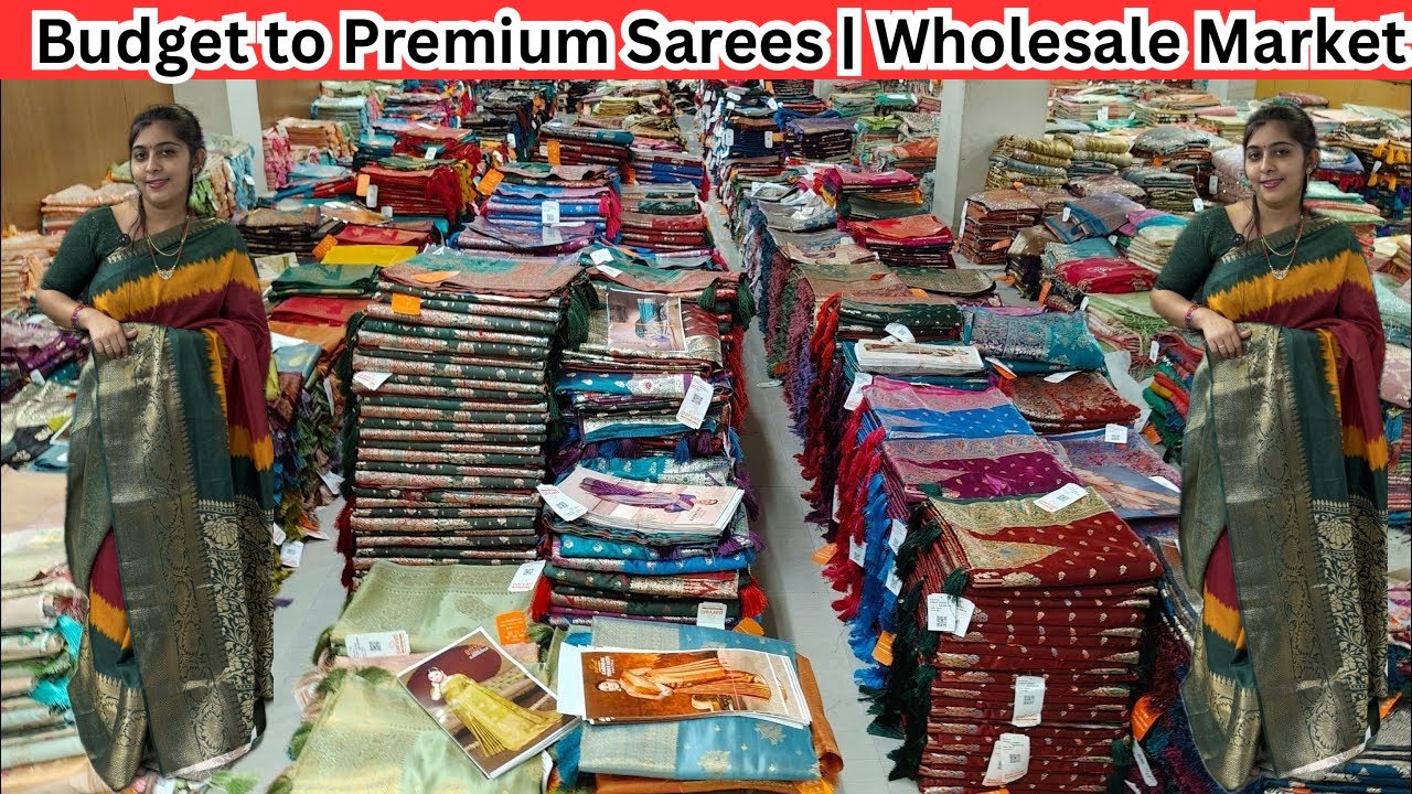 Budget to Premium Sarees | Wholesale Market 🧵🔥