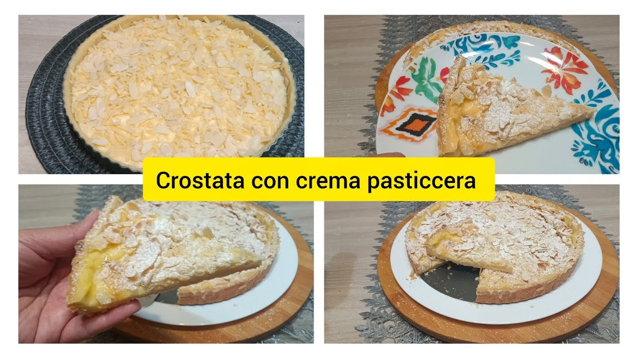 ضروري تجربوها 👌🏻طاغت بلكريم باتسيير crostata con crema pasticcera 💯👌🏻