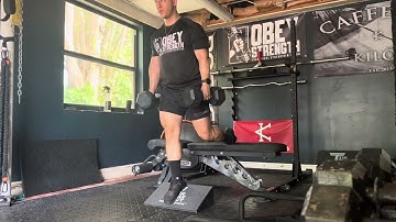 Slant Board Bulgarian Split Squat | OS