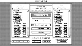 ATARI ST COPIER CHEETAH v1 0 In 01011990 SIMILARITIES KOBOLD & DIRECTORY OPUS COPY  TOOL UTILITY STE