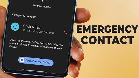 Hoe u een noodnummer toevoegt aan het vergrendelscherm van Android - Noodcontact op het vergrende...
