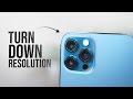 How to Turn Down Resolution on iPhone (explained)