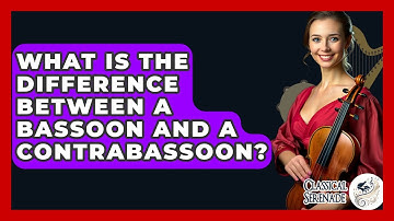 What Is The Difference Between A Bassoon And A Contrabassoon? - Classical Serenade