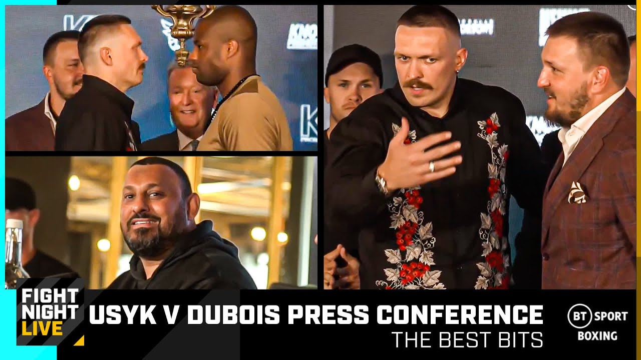 The Best Bits from the Oleksandr Usyk v Daniel Dubois Press Conference with Prince Naseem Hamed