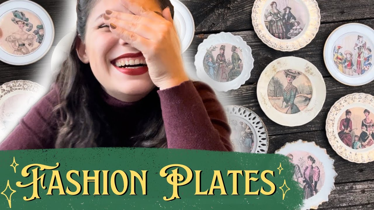 I made literal fashion plates DIY and About Me! YouTube