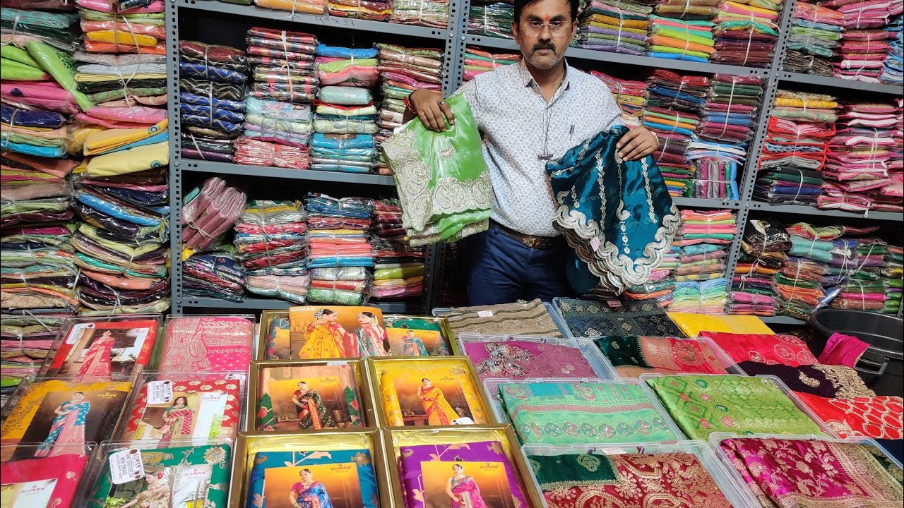 Havy saree Manufacturer In Surat | Saree Factory Surat | Saree Wholesale Market Shivnya Textile