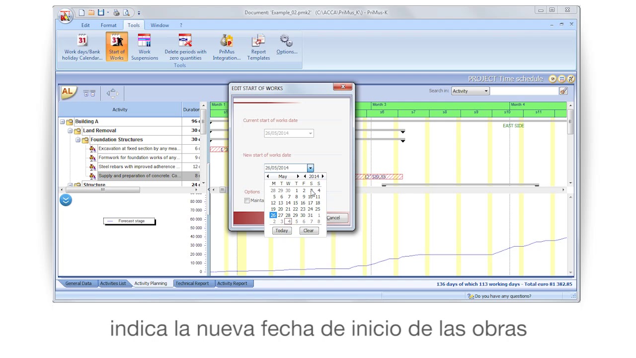 Tutorial de PriMus KRONO - Inicio Trabajos - ACCA software - YouTube
