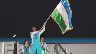 Ханчжоу-2022 қаҳрамонлари тантанали кутиб олинди