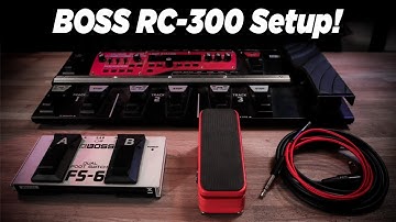 How To Setup BOSS RC-300 Track Switch For Verse/Chorus Looping - Tutorial