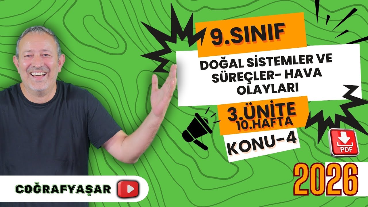AŞIRI HAVA OLAYLARI: SICAK VE SOĞUK HAVA DALGASI,ŞİDDETLİ YAĞIŞLAR ,KURAKLIK,FIRTINA#9sınıfcoğrafya 