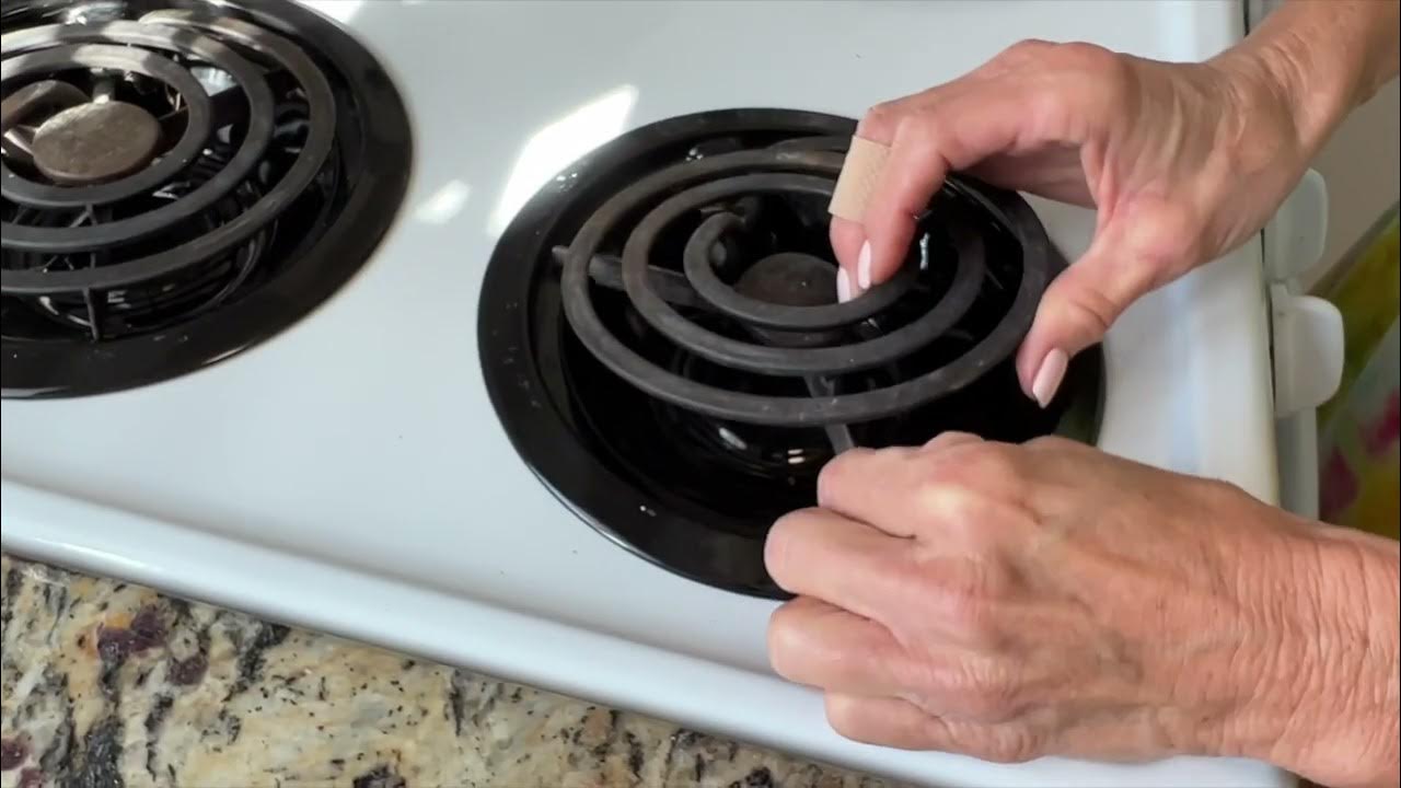 How to assemble a Hotpoint electric stove burners YouTube