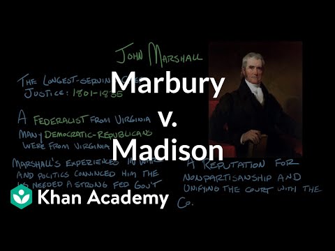 Marbury v. Madison | US government and civics | Khan Academy