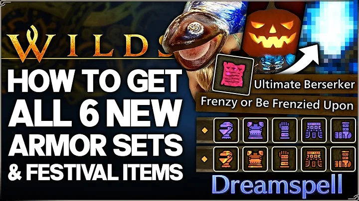 Monster Hunter Wilds - Unlock ALL 6 New Dreamspell Armor Sets, Items & Rewards FAST - Fest Guide!
