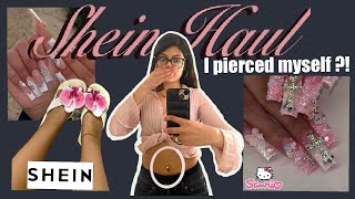 “SHEIN HAUL” | “I Pierced Myself”🙊 ft. Gabi