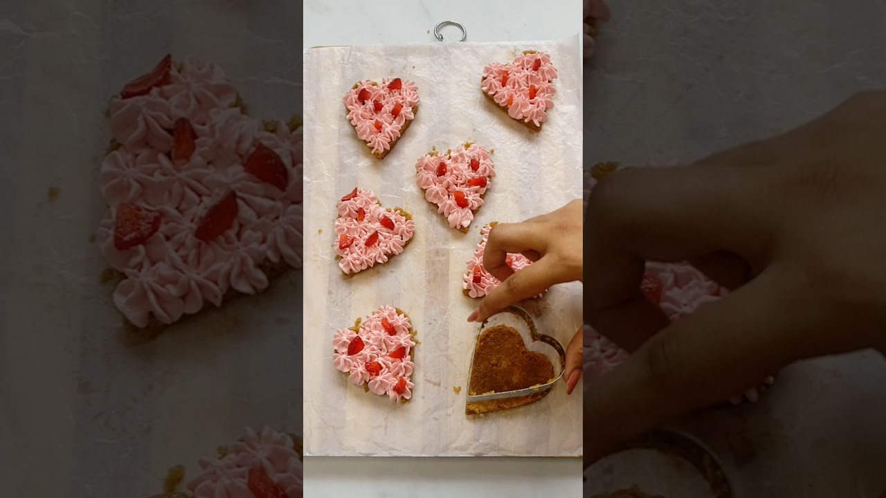 Mini Strawberry Mousse Cake | Valentine's Day Special Dessert  