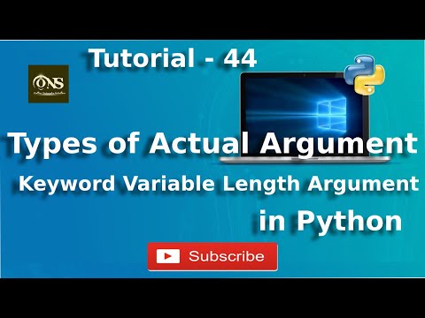 Keyword Variable Length Argument in Python || Tutorial - 44 || Python Tutorial