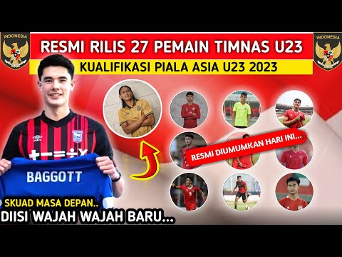 RESMI..! DAFTAR SKUAD TIMNAS INDINESIA U23 UNTUK KUALIFIUKASI PIALA ASIA U23 2023
