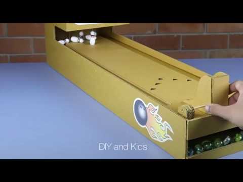 how-to-make-bowling-arcade-board-game-from-cardboard-diy-at-home