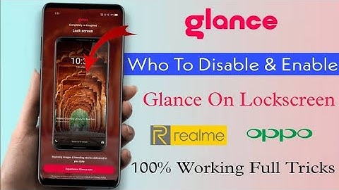 How To Remove glance completely from lockscreen - Android Phone