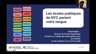 Language Access Rights for NYC Families (French)