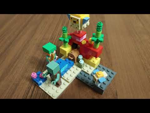 Конструктор LEGO Minecraft Кораловый риф 92 детали (21164) фото от покупателей 2