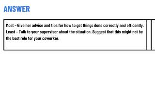 Walmart Q&A: Your newest coworker is not as productive as other members of your team.