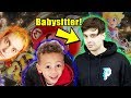 Damien Babysits Tyler and Plays Mario Kart