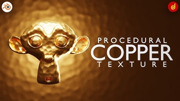 How to Create Procedural Copper Texture in Blender | Copper Texture Blender