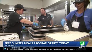 SCUSD launches free summer meals program at more than 50 Sacramento locations