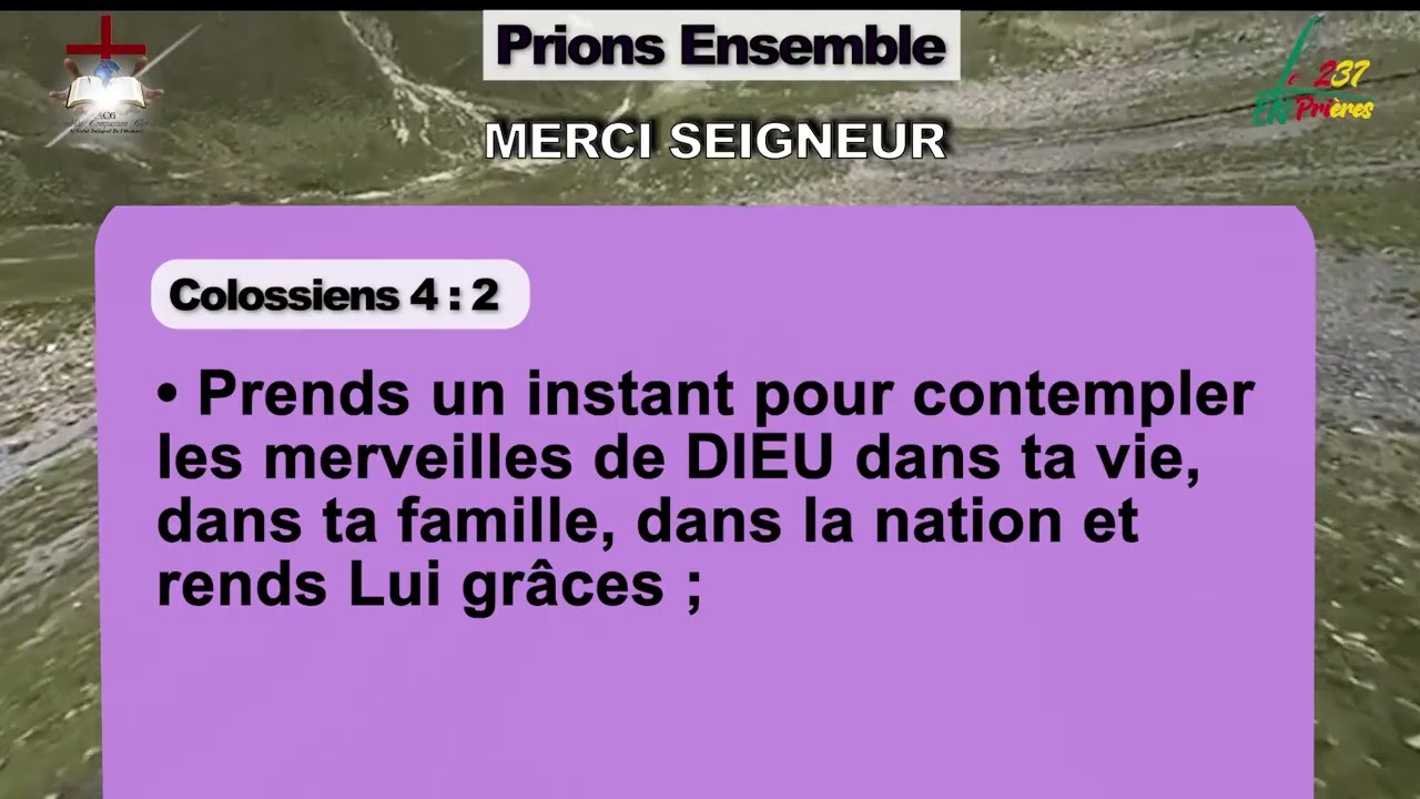 LE 237 EN PRIÈRES EN DIRECT AVEC L'APÔTRE SAMUEL TATHEU