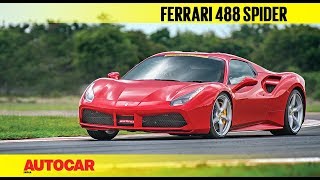 It's time for the autocar india track day 2018, and we kick things off
with one of hottest laps - ferrari 488 spider. watch narain karthik...