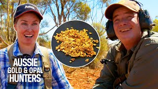 Kellie & Henri Mine A Record Gold Haul Of $40,000! | Aussie Gold Hunters