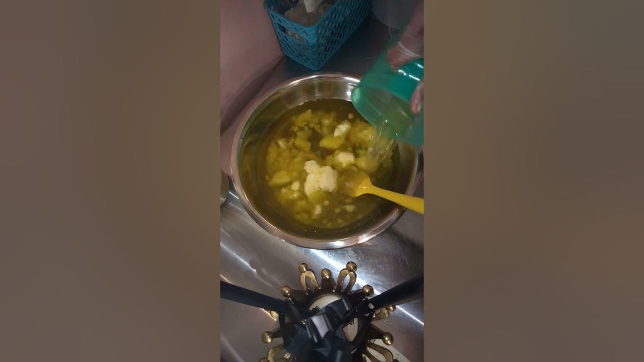 Pouring π₯ Lye Solution I'm Oils and Butters #soapmaking #soap #shorts #fyp Pouring π₯ Lye Solution I'm Oils and Butters #soapmaking #soap #shorts #fyp